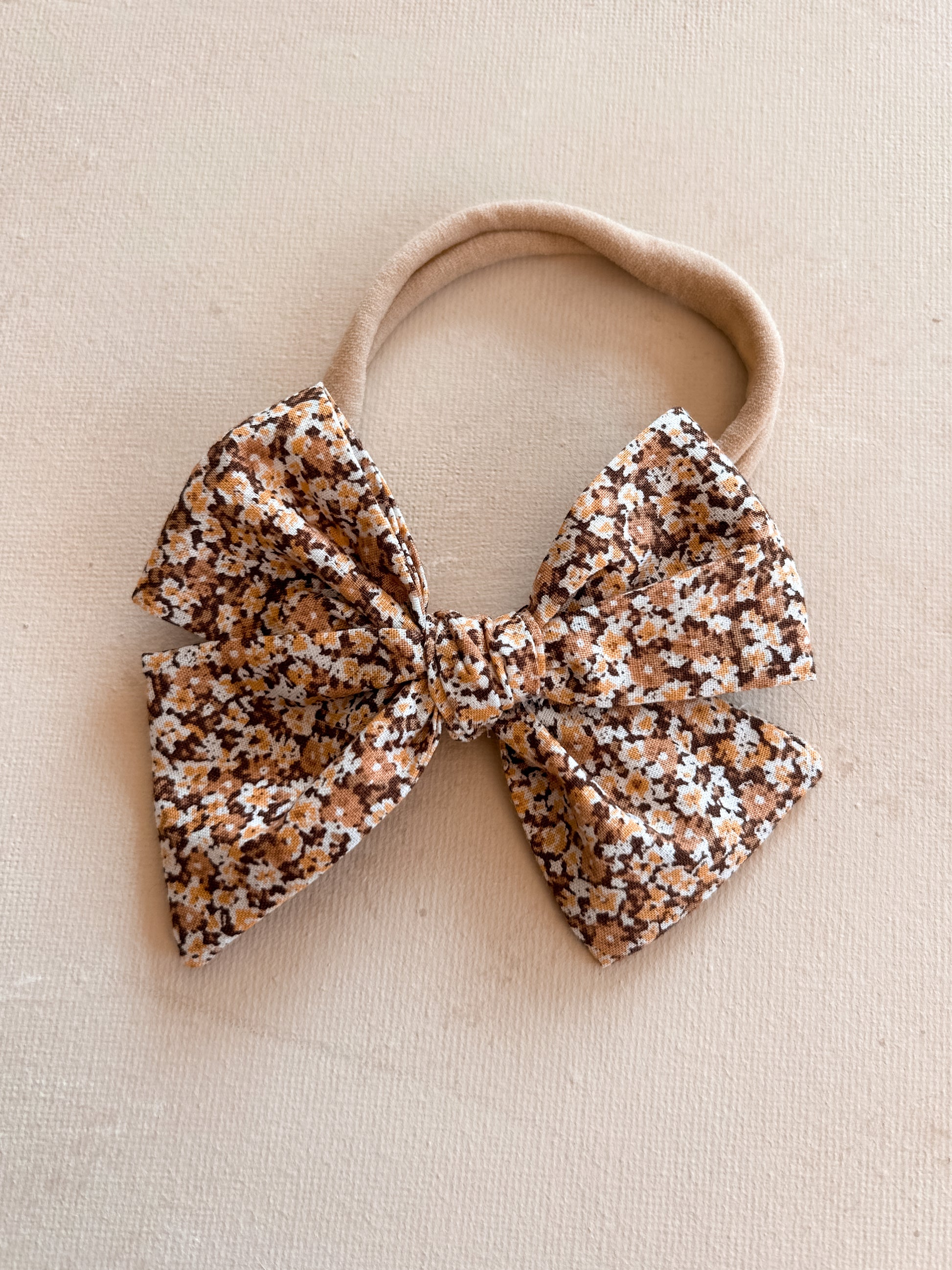 Pinwheel Bow Band || Autumn