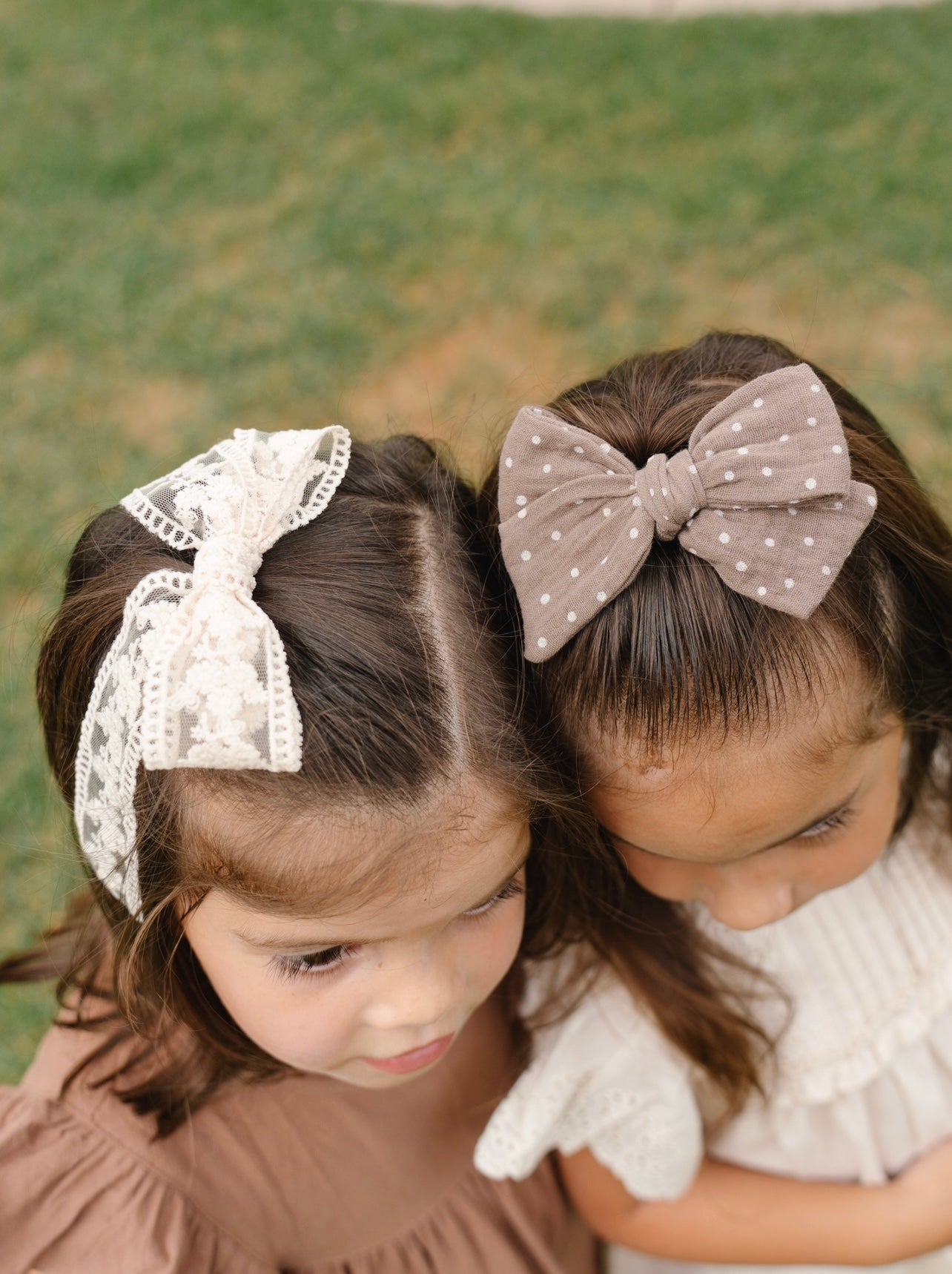 Oversized Ribbon Bow Clip || Aurelia