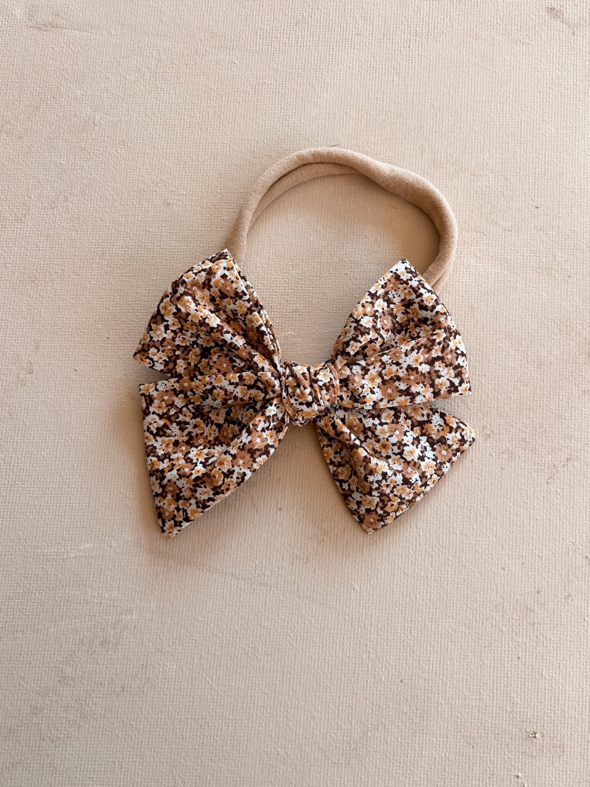 Pinwheel Bow Band || Autumn