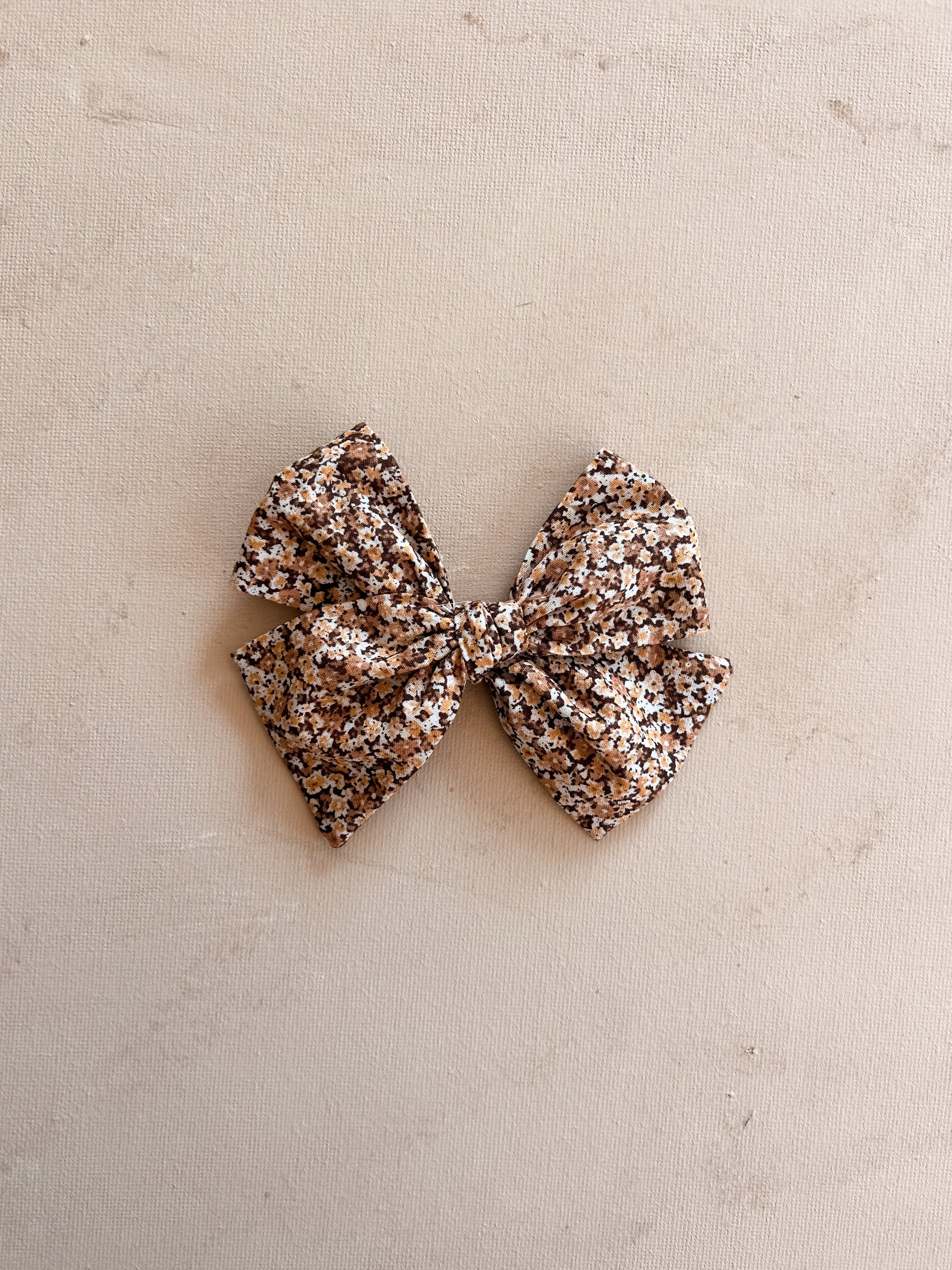 Large Pinwheel Bow Clip || Autumn