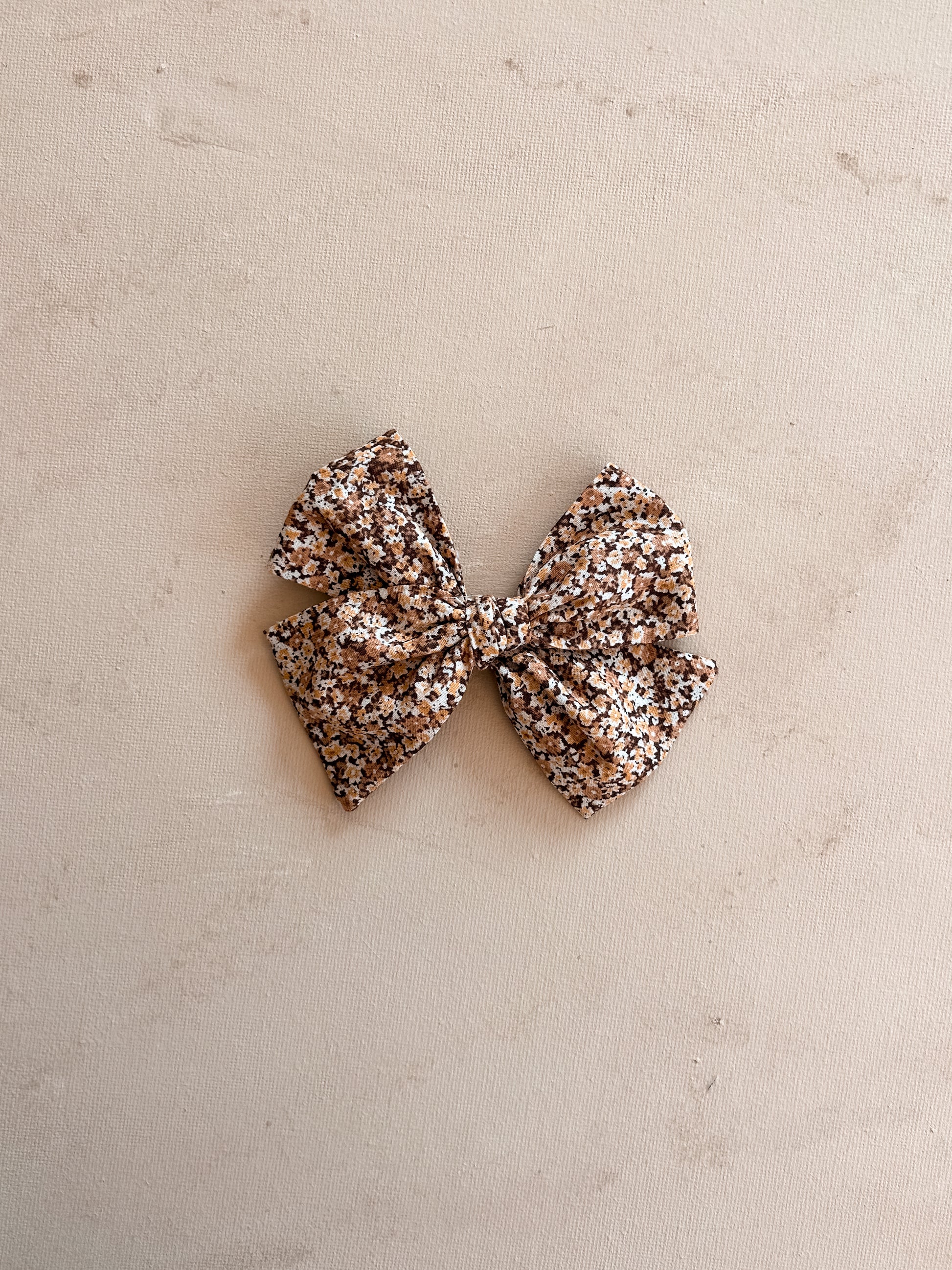 Large Pinwheel Bow Clip || Autumn
