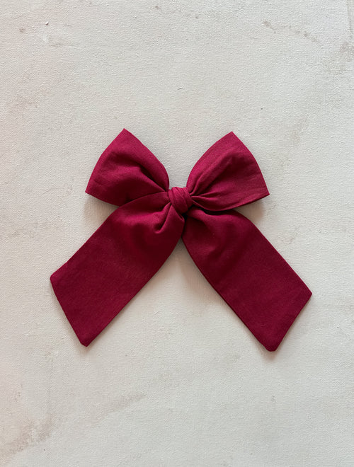 Oversized Bow Clip || Judy