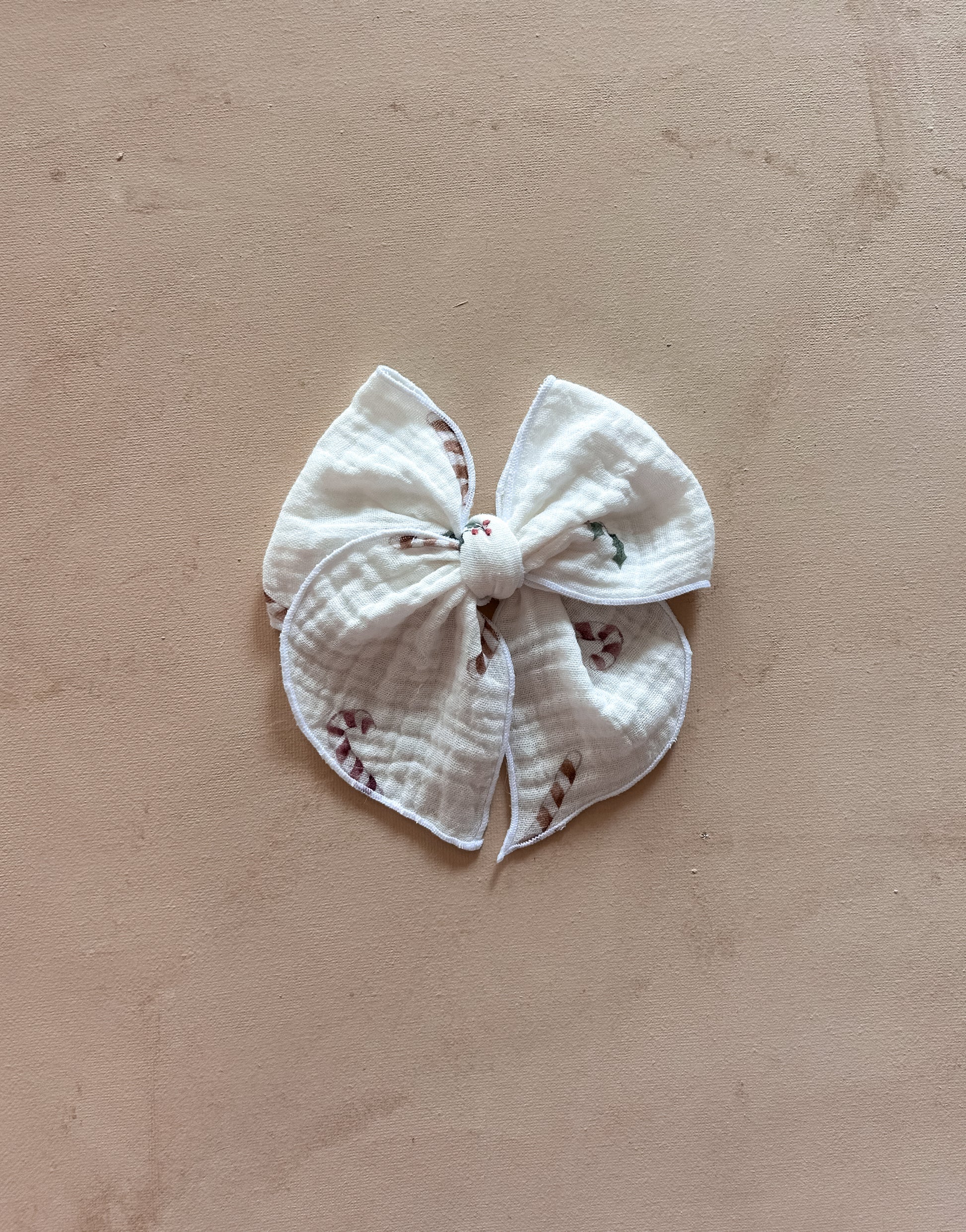 Fable Bow Clip || Candy Cane