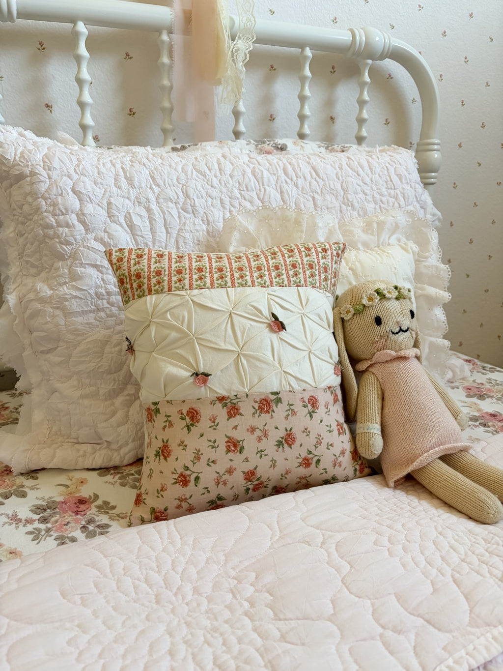 Handcrafted Throw Pillow || Sophie
