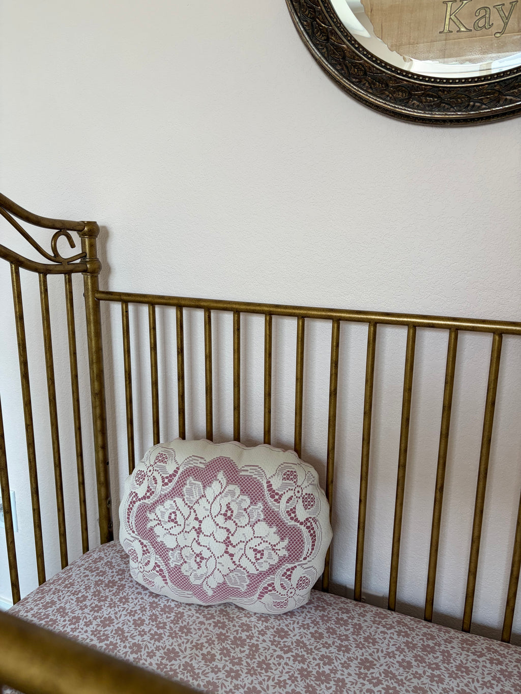 Handcrafted Throw Pillow || Aubrey