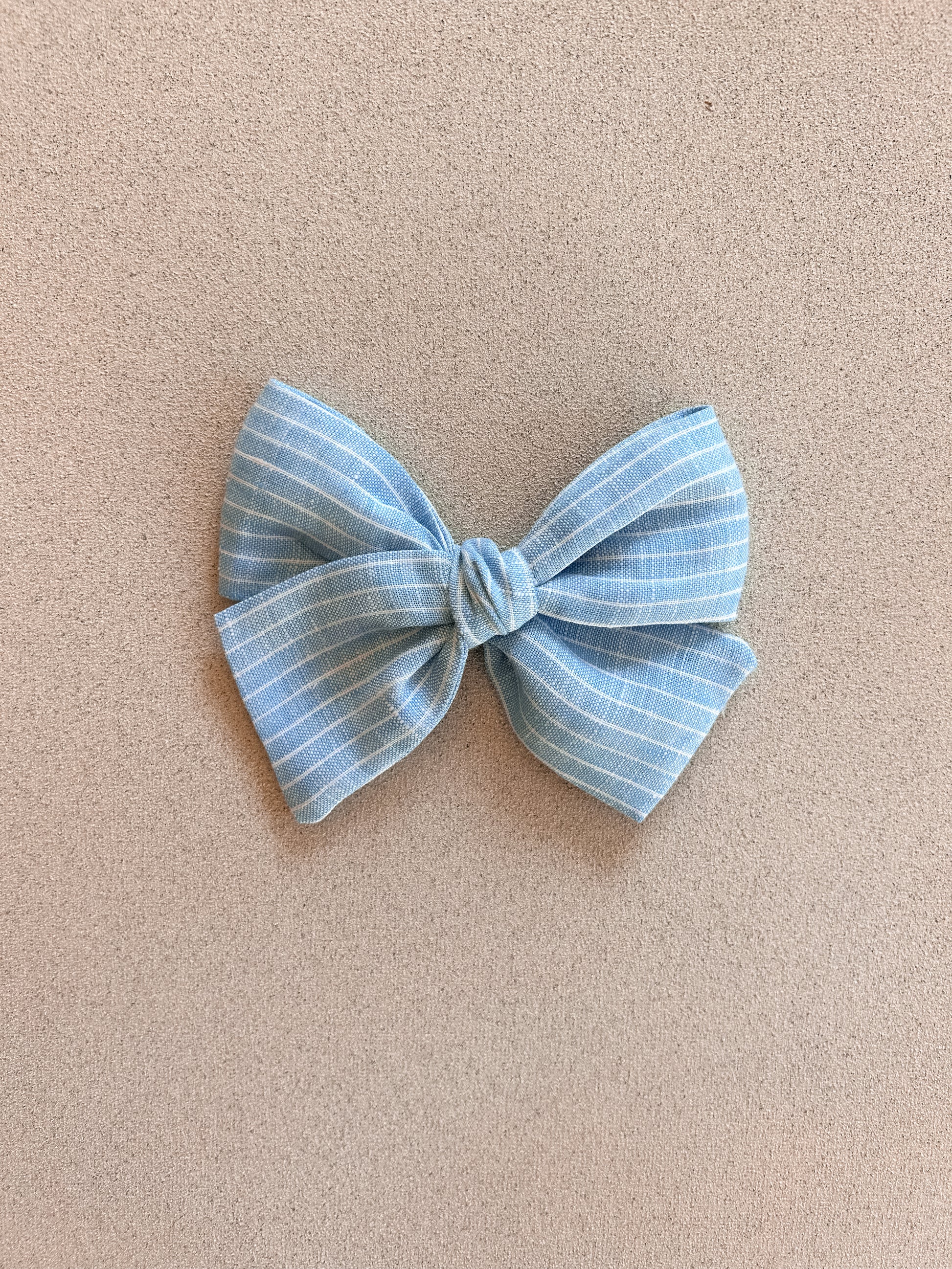 Classic Bow Clip || Mijas Stripe