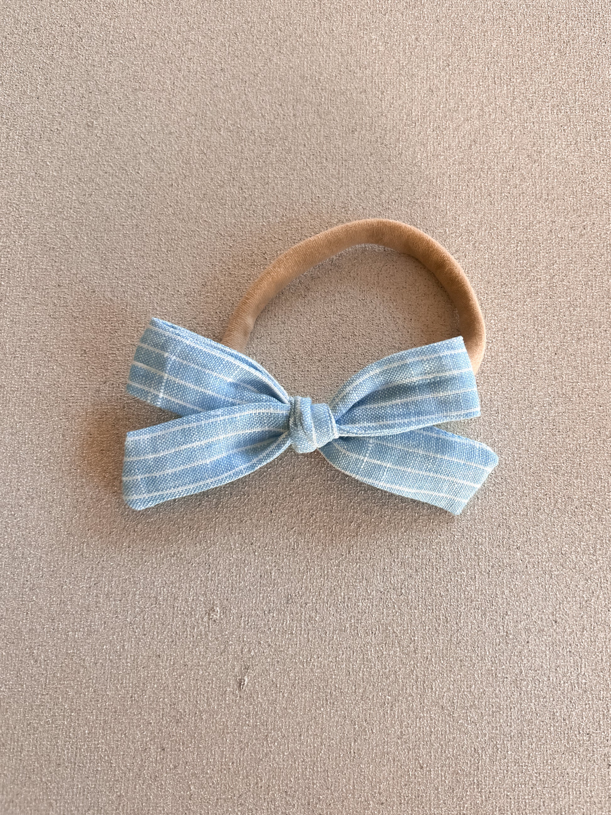 Petite Narrow Bow Band || Mijas Stripe