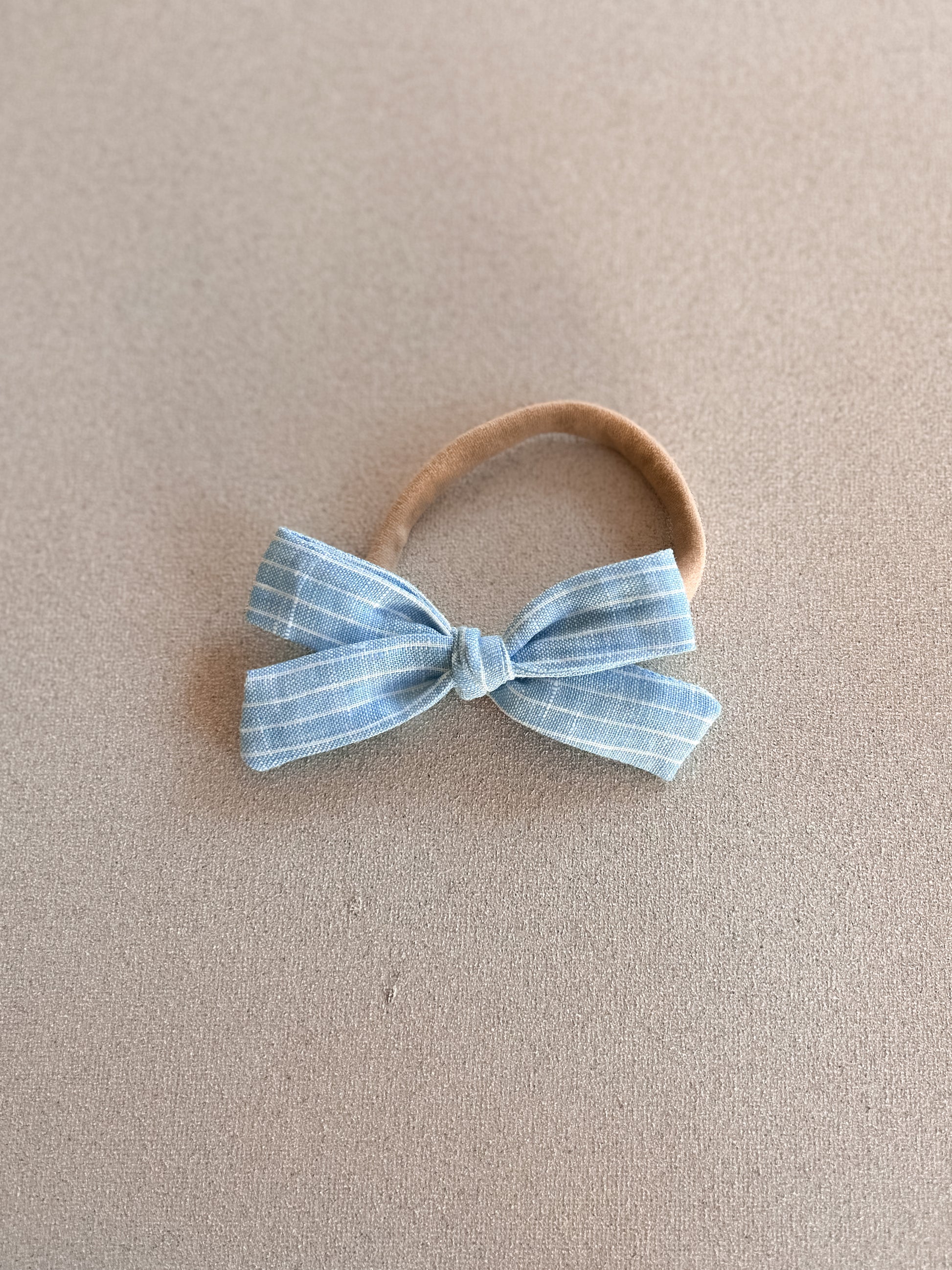 Petite Narrow Bow Band || Mijas Stripe