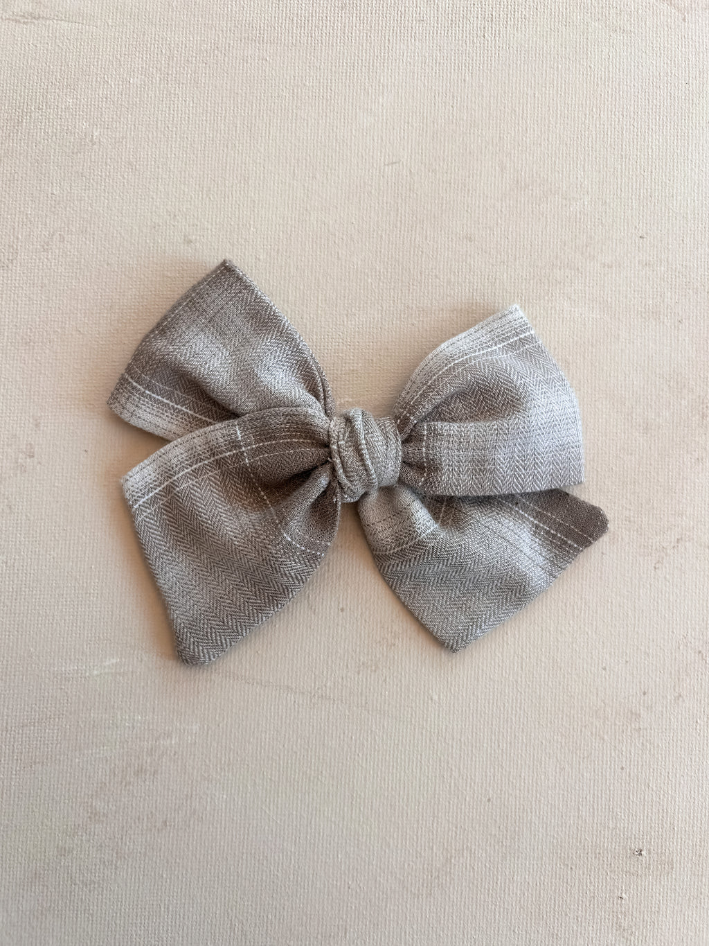 Large Pinwheel Bow Clip || Flannel