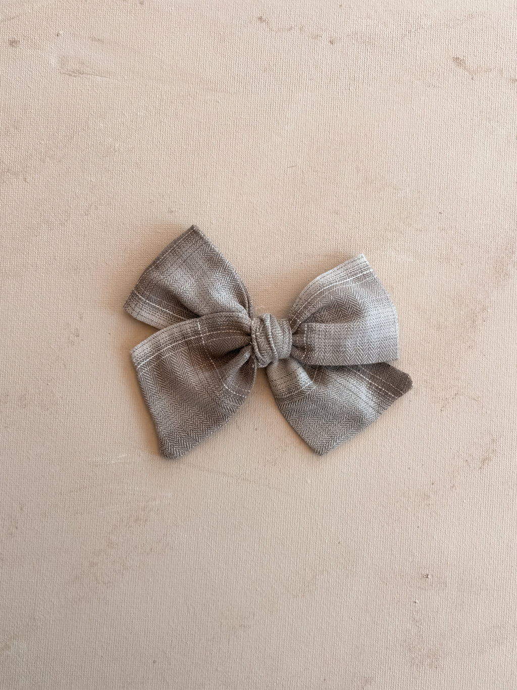 Large Pinwheel Bow Clip || Flannel