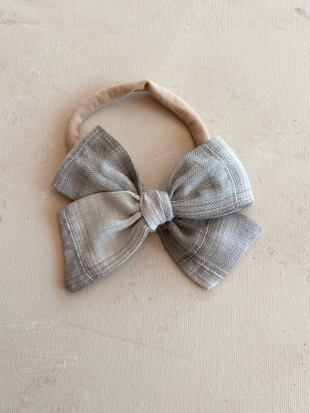 Pinwheel Bow Band || Flannel