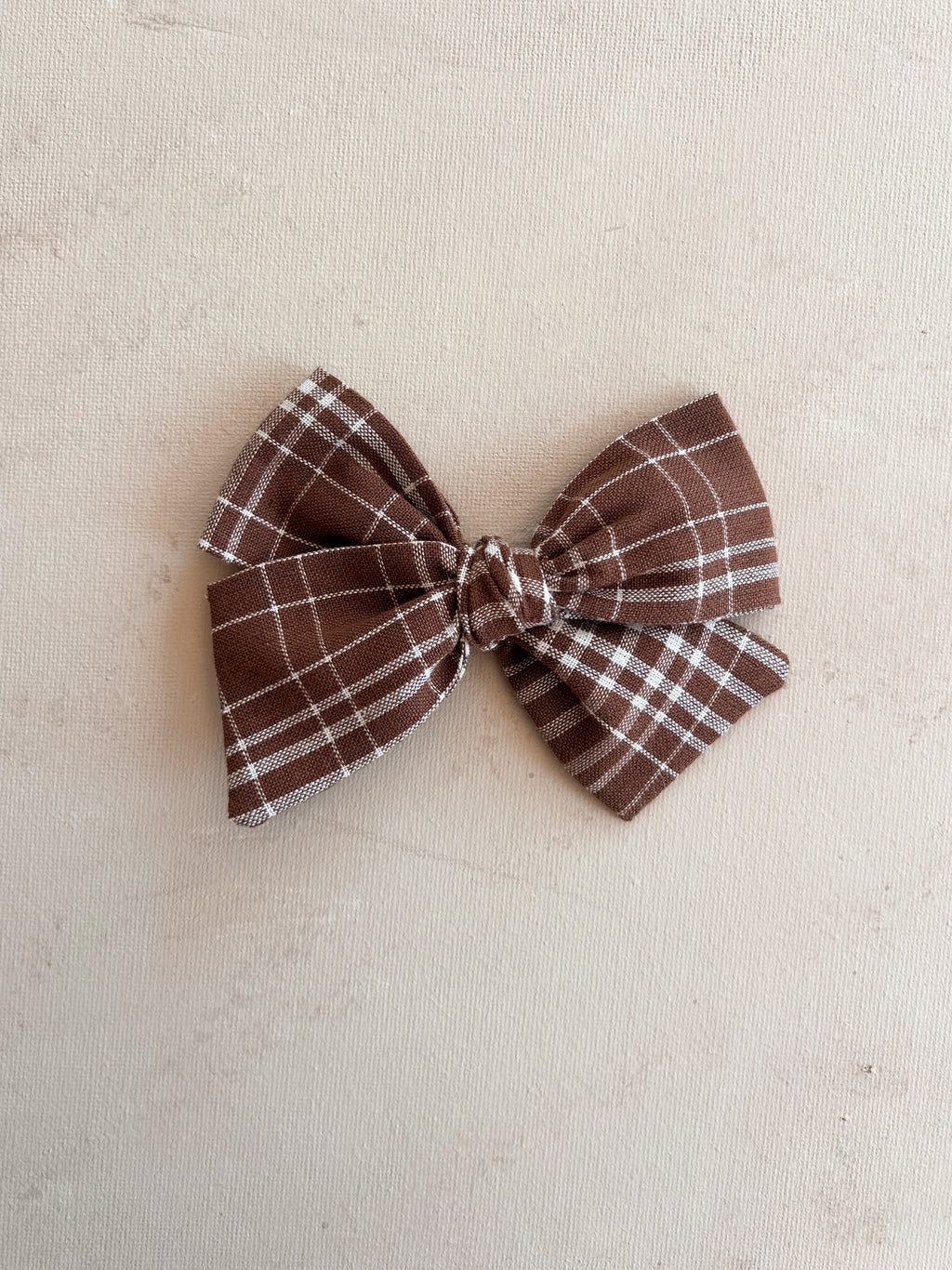 Classic Bow Clip || Caramel
