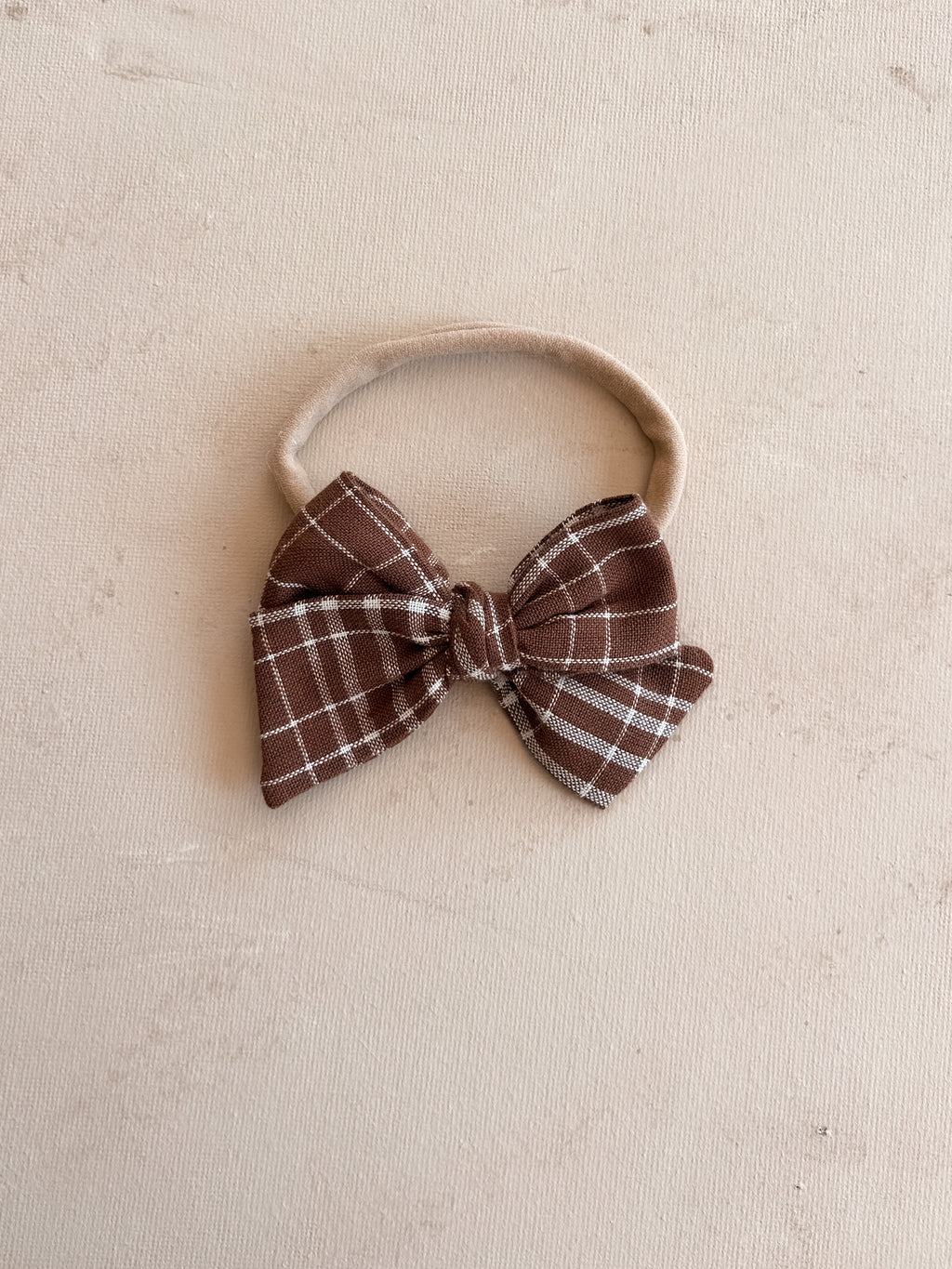 Petite Classic Bow Band || Caramel