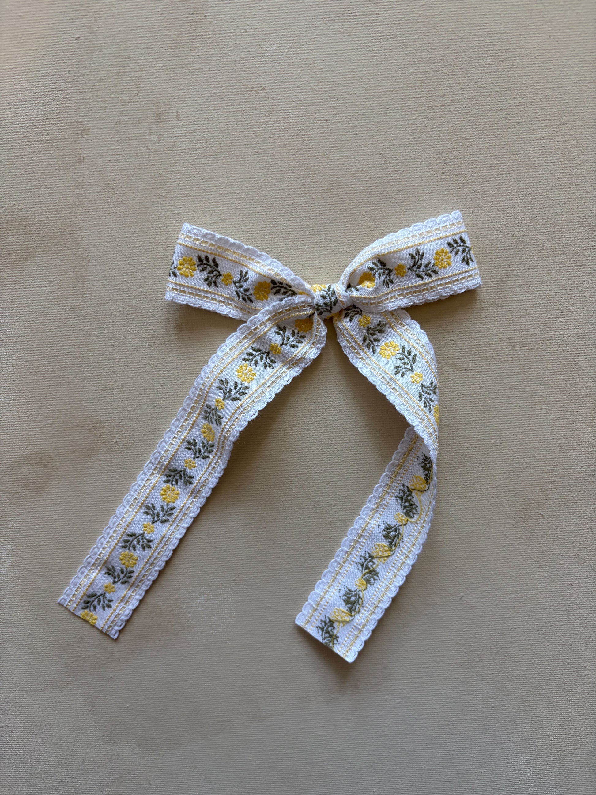 Oversized Ribbon Bow Clip | Rosalind