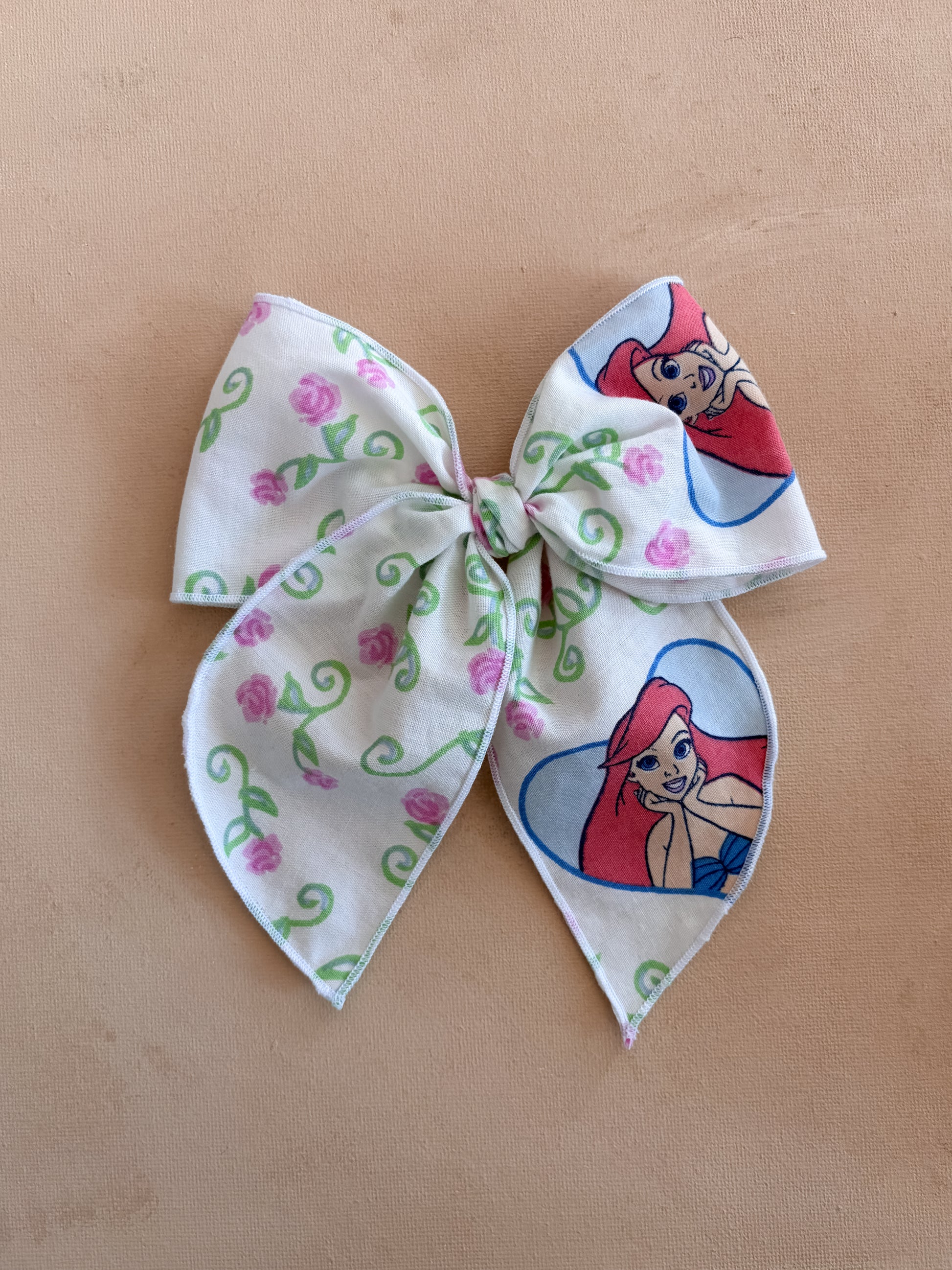 Vintage Princess Fable Bow Clip | Ariel