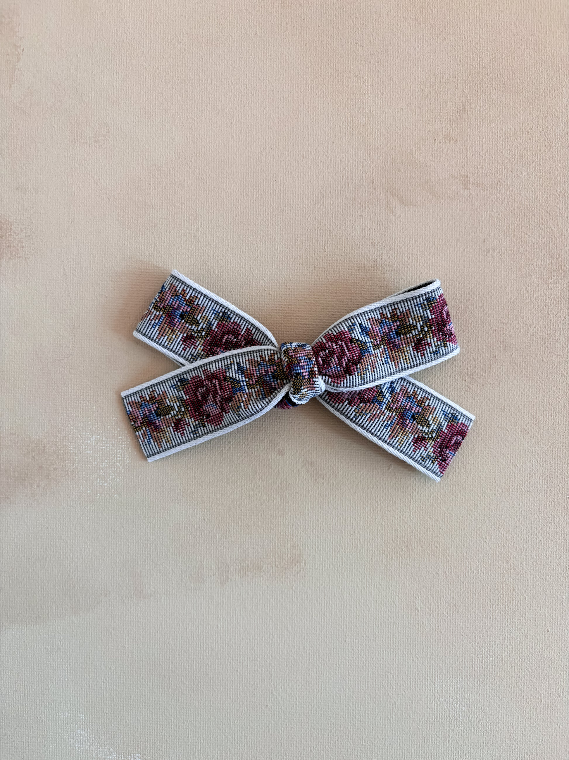 Ribbon Bow Clip | Violet